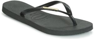 Žabky Havaianas  SLIM LOGO METALLIC