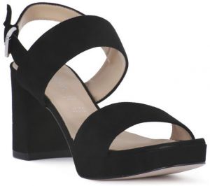 Sandále Priv Lab  NERO CAMOSCIO