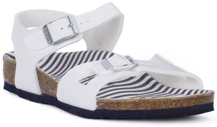 Sandále BIRKENSTOCK  RIO WHITE