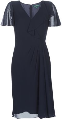 Dlhé šaty Lauren Ralph Lauren  CUTLER CAP SLEEVE DAY DRESS