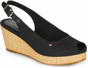 Sandále Tommy Hilfiger  ICONIC ELBA SLING BACK WEDGE