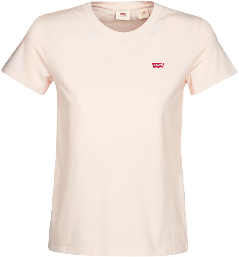 Dámske oblečenie - Dámske tričká, topy a tielka - Ružová - Tričká s krátkym rukávom Levis  PERFECT TEE Tričká s krátkym rukávom Levis  PERFECT TEE