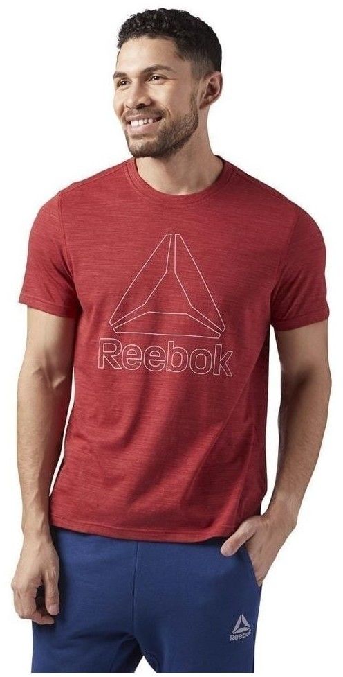Tričká s krátkym rukávom Reebok Sport  Marble Melange Tee