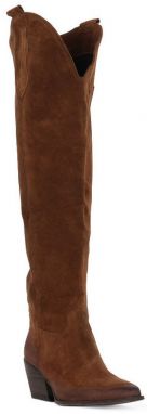 Vysoké čižmy Priv Lab  CAMOSCIO CUOIO