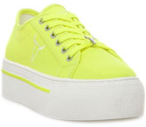 Módne tenisky Windsor Smith  RUBY CANVAS NEON YELLOW