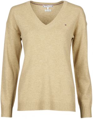Svetre Tommy Hilfiger  SP WOOL CASHMERE V-NK SWEATER LS