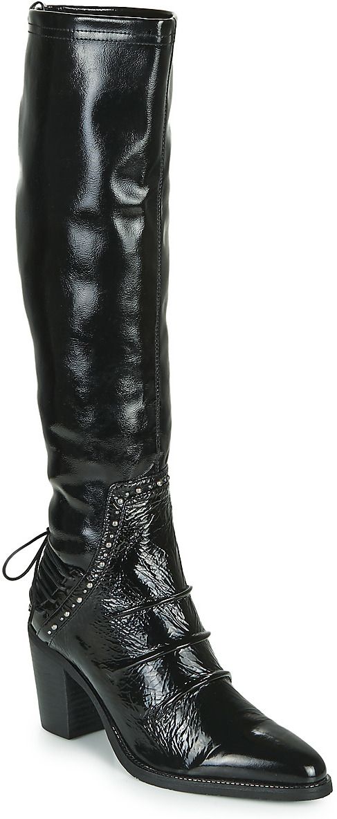 Čižmy do mesta Regard  EVREUX V4 NAPLACK NOIR