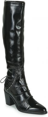 Čižmy do mesta Regard  EVREUX V4 NAPLACK NOIR