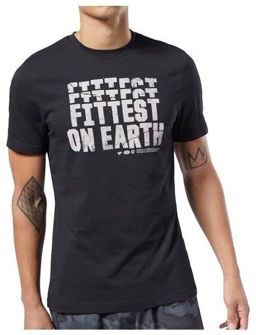 Tričká s krátkym rukávom Reebok Sport  Crossfit Fittest ON Earth Tee