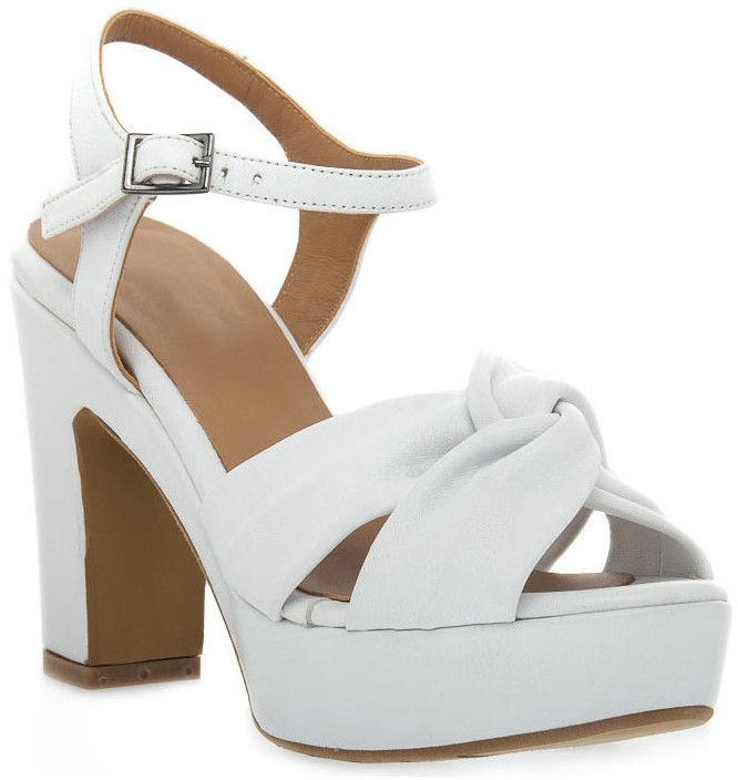 Sandále Priv Lab  BIANCO NAPPA