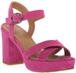 Sandále Priv Lab  FUXIA CAMOSCIO