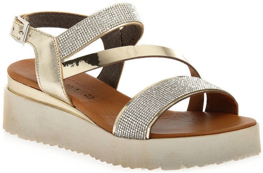 Sandále Sono Italiana  PLATINO LAMINATO