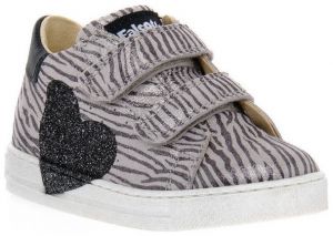 Módne tenisky Naturino  FALCOTTO Q04 HEART VL SILVER