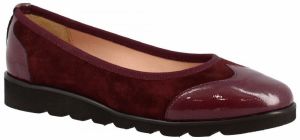 Balerínky/Babies Leonardo Shoes  6016S CAM/NAPPA BORDO