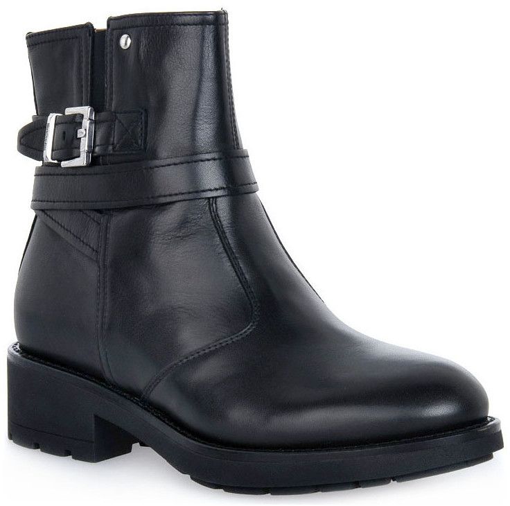 Čižmičky NeroGiardini  NERO GIARDINI  100 SAVAGE NERO