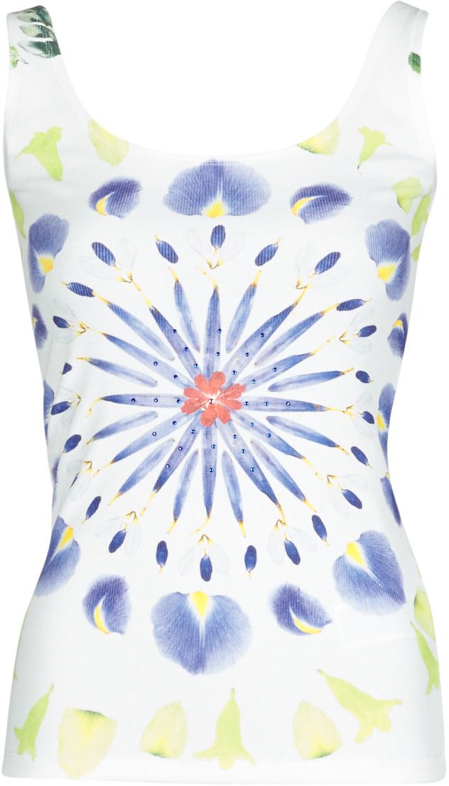 Tielka a tričká bez rukávov Desigual  PETALS
