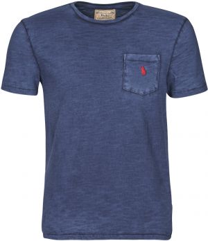 Tričká s krátkym rukávom Polo Ralph Lauren  T-SHIRT AJUSTE COL ROND EN COTON LOGO PONY PLAYER