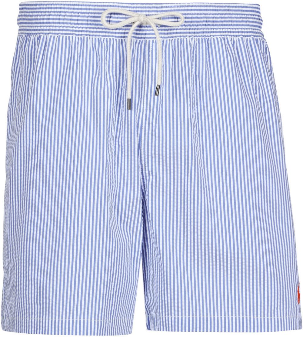 Plavky Polo Ralph Lauren  MAILLOT SHORT DE BAIN RAYE SEERSUCKER CORDON DE SERRAGE ET POCHE