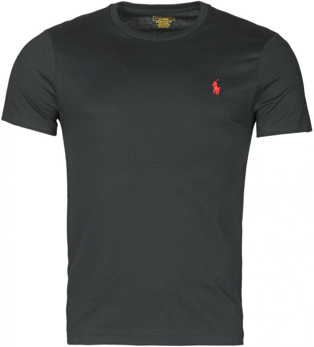 Tričká s krátkym rukávom Polo Ralph Lauren  T-SHIRT AJUSTE COL ROND EN COTON LOGO PONY PLAYER