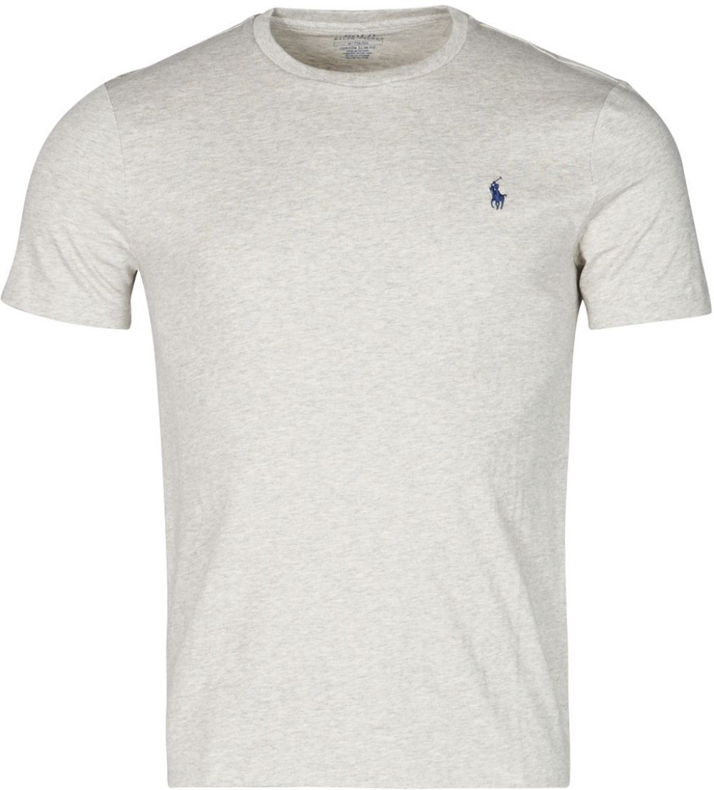 Tričká s krátkym rukávom Polo Ralph Lauren  T-SHIRT AJUSTE COL ROND EN COTON LOGO PONY PLAYER