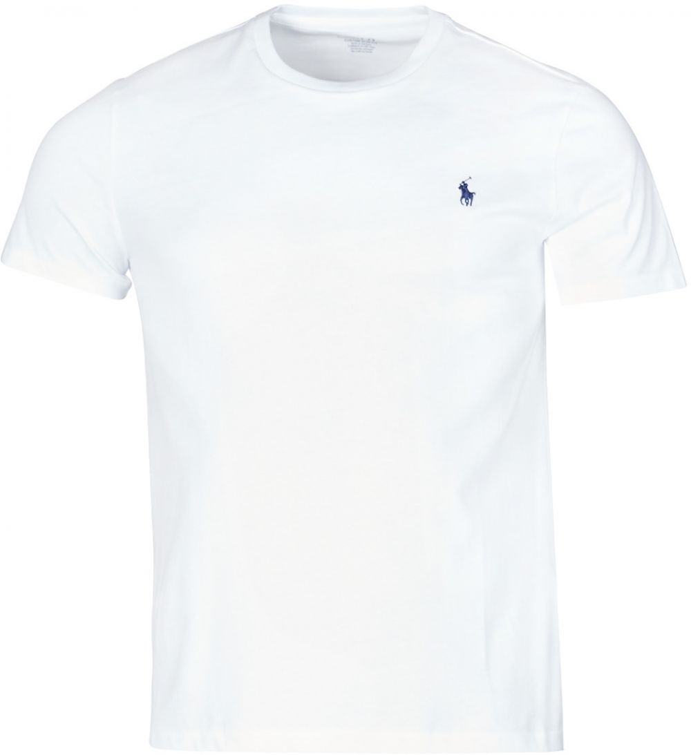 Tričká s krátkym rukávom Polo Ralph Lauren  T-SHIRT AJUSTE COL ROND EN COTON LOGO PONY PLAYER