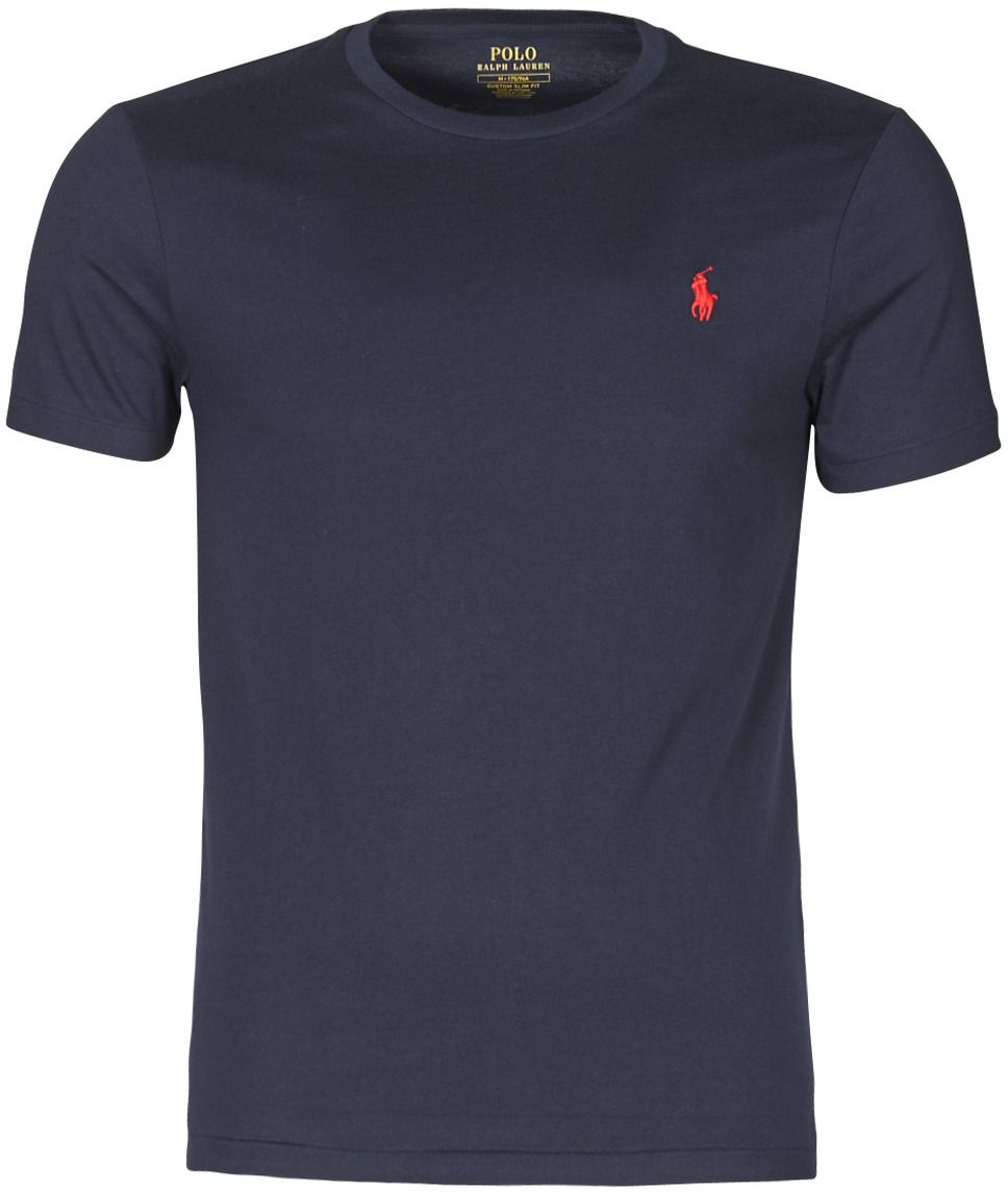 Tričká s krátkym rukávom Polo Ralph Lauren  T-SHIRT AJUSTE COL ROND EN COTON LOGO PONY PLAYER