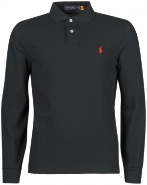 Polokošele s dlhým rukávom Polo Ralph Lauren  POLO AJUSTE DROIT EN COTON BASIC MESH LOGO PONY PLAYER