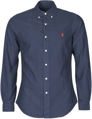 Košele s dlhým rukávom Polo Ralph Lauren  CHEMISE CINTREE SLIM FIT EN OXFORD LEGER TYPE CHINO COL BOUTONNE