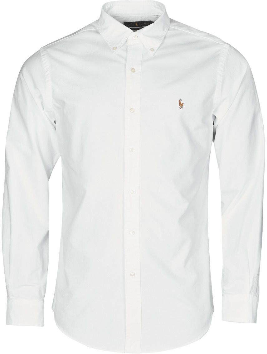 Košele s dlhým rukávom Polo Ralph Lauren  CHEMISE AJUSTEE EN OXFORD COL BOUTONNE  LOGO PONY PLAYER MULTICO