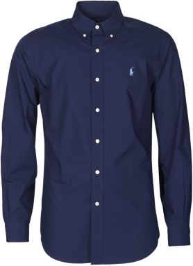 Košele s dlhým rukávom Polo Ralph Lauren  CHEMISE AJUSTEE EN POPLINE DE COTON COL BOUTONNE  LOGO PONY PLAY