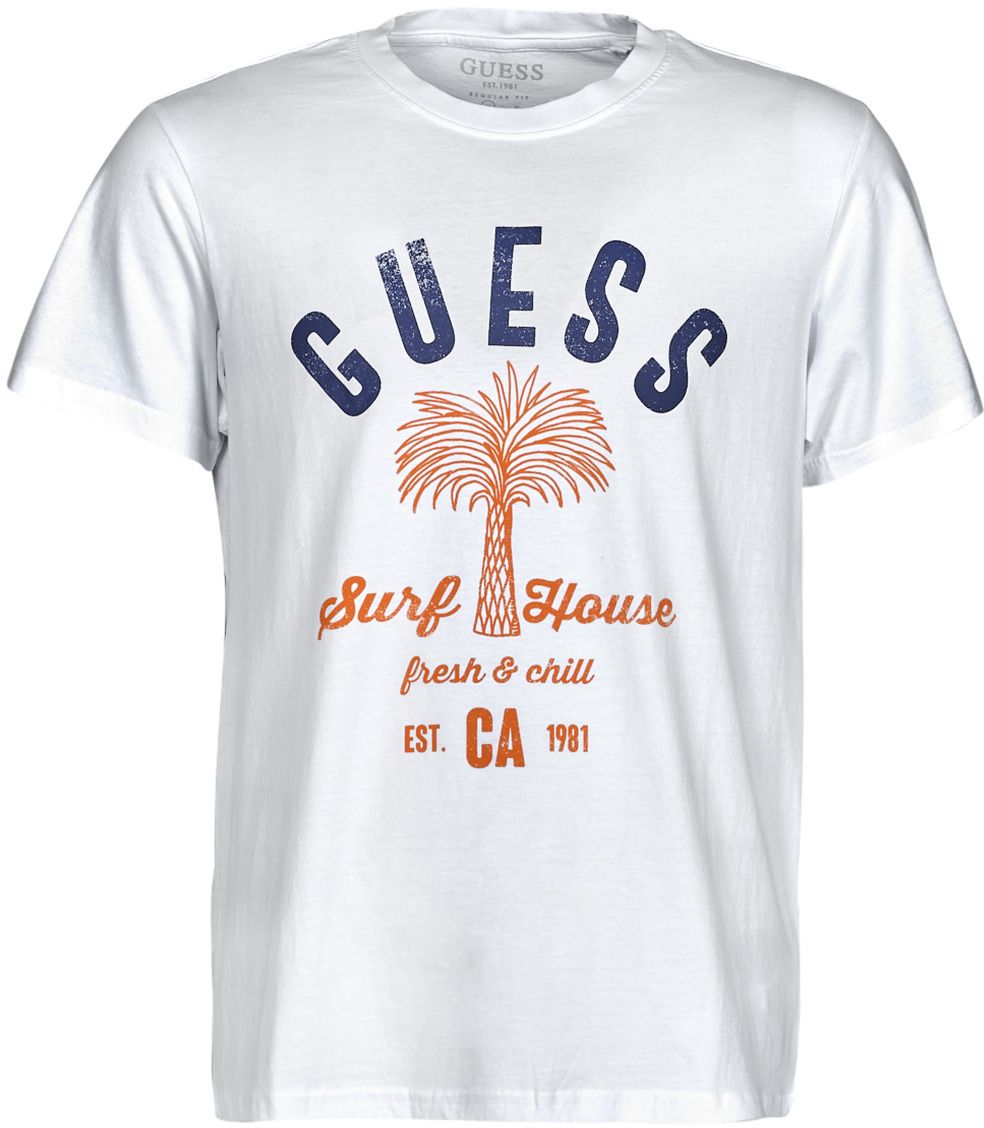 Tričká s krátkym rukávom Guess  SURF HOUSE CN SS TEE