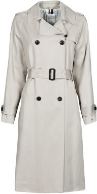 Kabátiky Trenchcoat Tommy Hilfiger  DB LYOCELL FLUID TRENCH