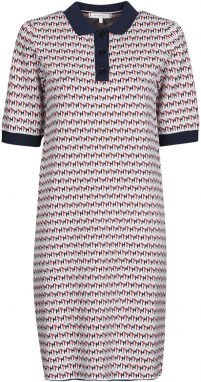 Krátke šaty Tommy Hilfiger  TH CUBE SHIFT SHORT DRESS SS