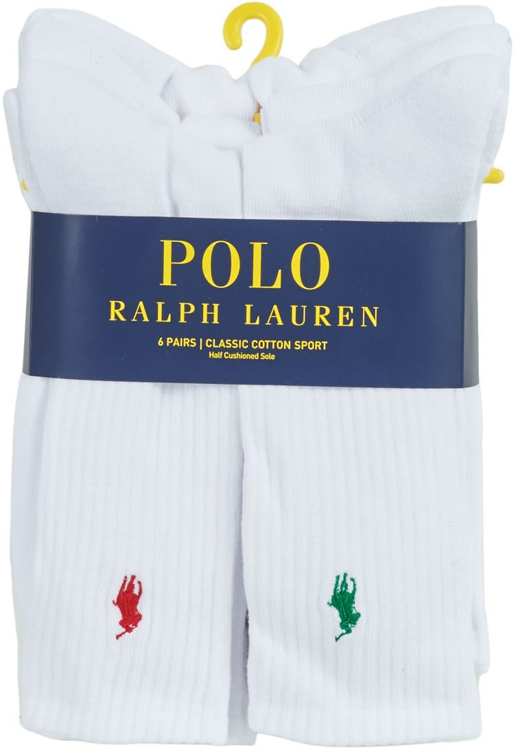 Ponožky Polo Ralph Lauren  ASX110 6 PACK COTTON