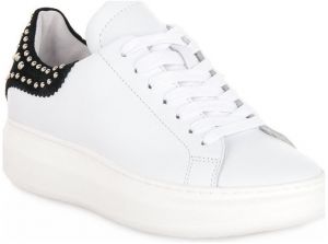 Nízke tenisky At Go  GO GALAXY BIANCO  VELOUR NERO