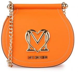 Love Moschino Dámská mini crossbody kabelka Super Gold oranžová