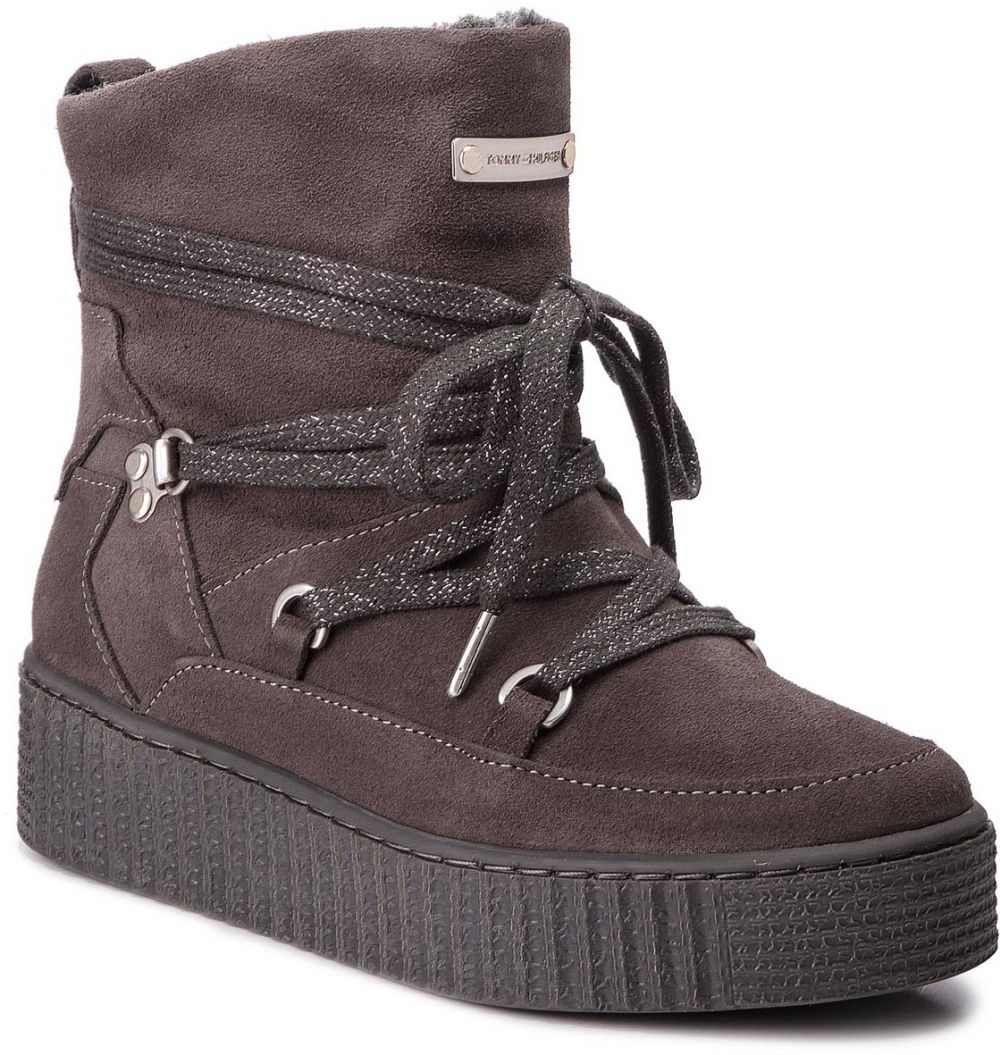 cozy warm lined boot tommy hilfiger