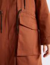 Thinking MU Clay Red Trash Pepa Oversize Coat CLAY RED galéria