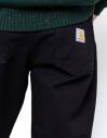 Carhartt WIP Newel Pant Black one wash galéria