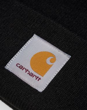 Carhartt WIP Short Watch Hat Black galéria