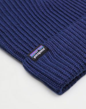 Patagonia Fisherman's Rolled Beanie Navy Blue galéria