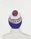 Patagonia Powder Town Beanie Park Stripe: Viking Blue galéria