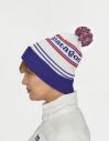 Patagonia Powder Town Beanie Park Stripe: Viking Blue galéria