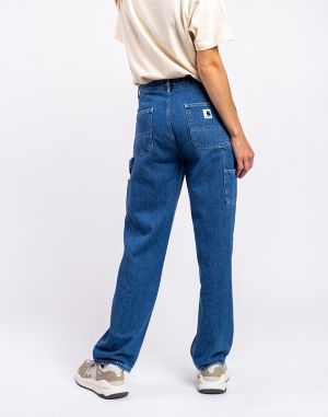 Carhartt WIP W' Pierce Pant Straight Blue stone washed