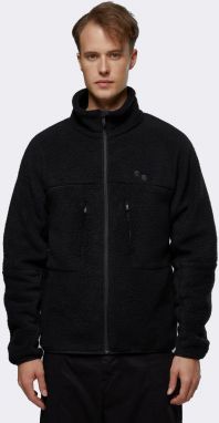 pinqponq Fleece Jacket Peat Black