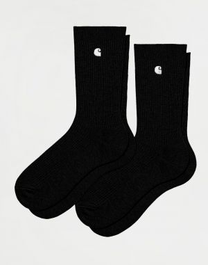 Carhartt WIP Madison Pack Socks Black / White + Black / White