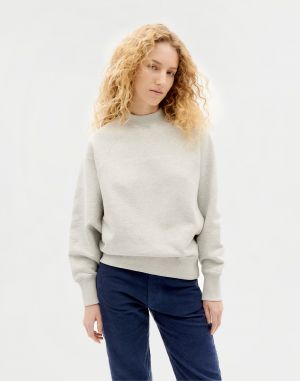 Thinking MU Here Comes The Sun Grey Fantine Sweatshirt GREY MELANGE
