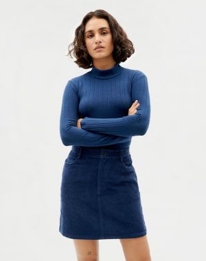 Thinking MU Navy Trash Ellen L/S Top NAVY