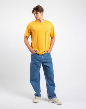 Carhartt WIP Landon Pant Blue heavy stone wash