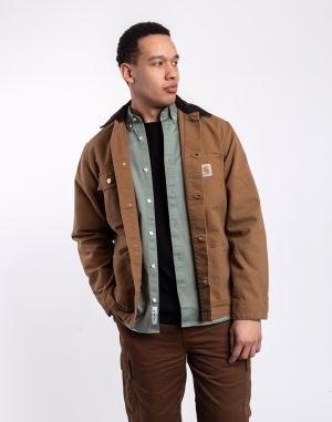 Carhartt WIP Michigan Coat Hamilton Brown / Tobacco rinsed